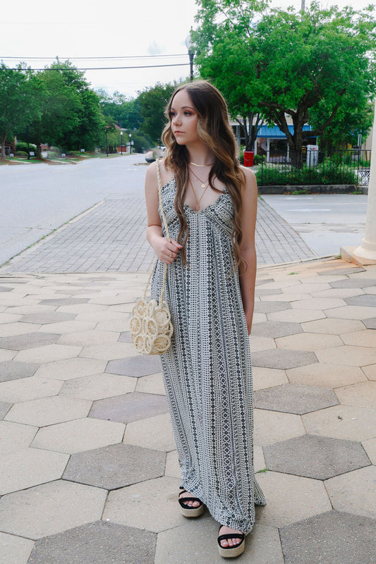 Necalli Aztec Maxi Dress