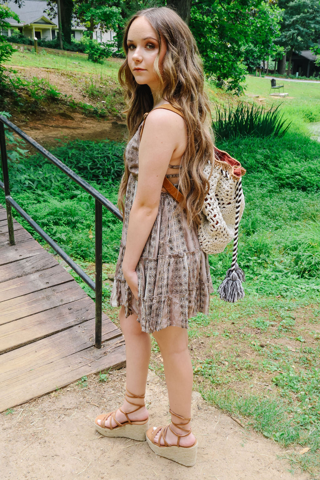 Handmade Boho Backpack