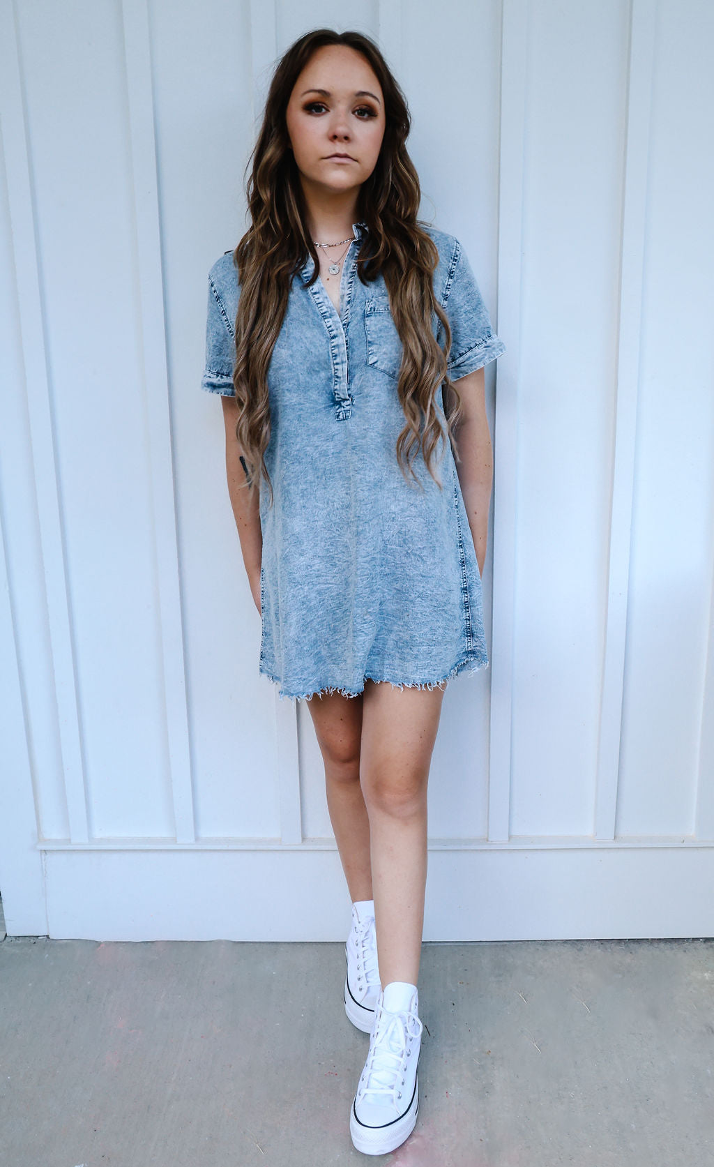 Jamie Denim Shirt Dress