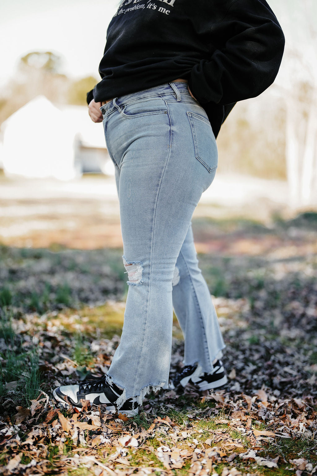 Hidden Stretchy Crop Jeans