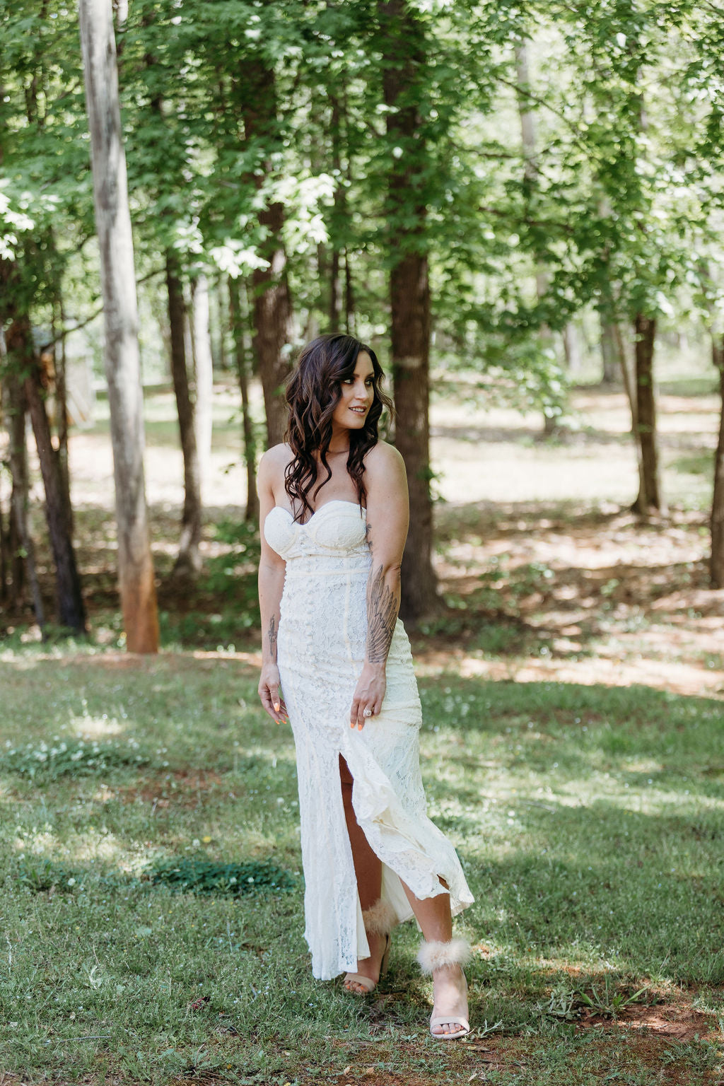 Say Yes Lace Maxi Dress