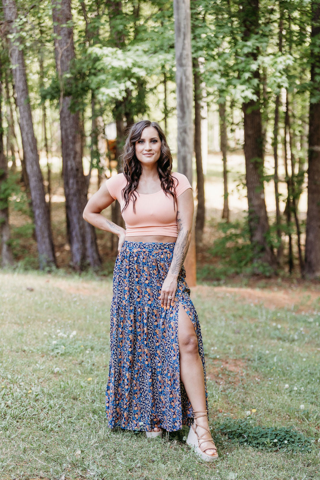 Daylily Maxi Skirt