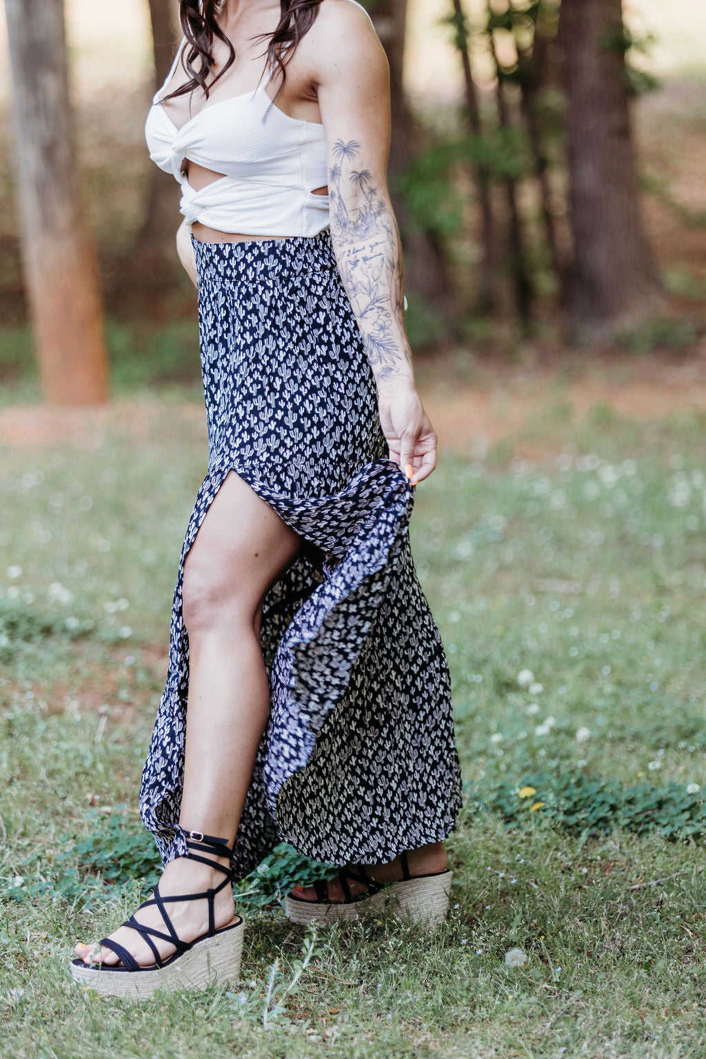 Cactus Maxi Skirt