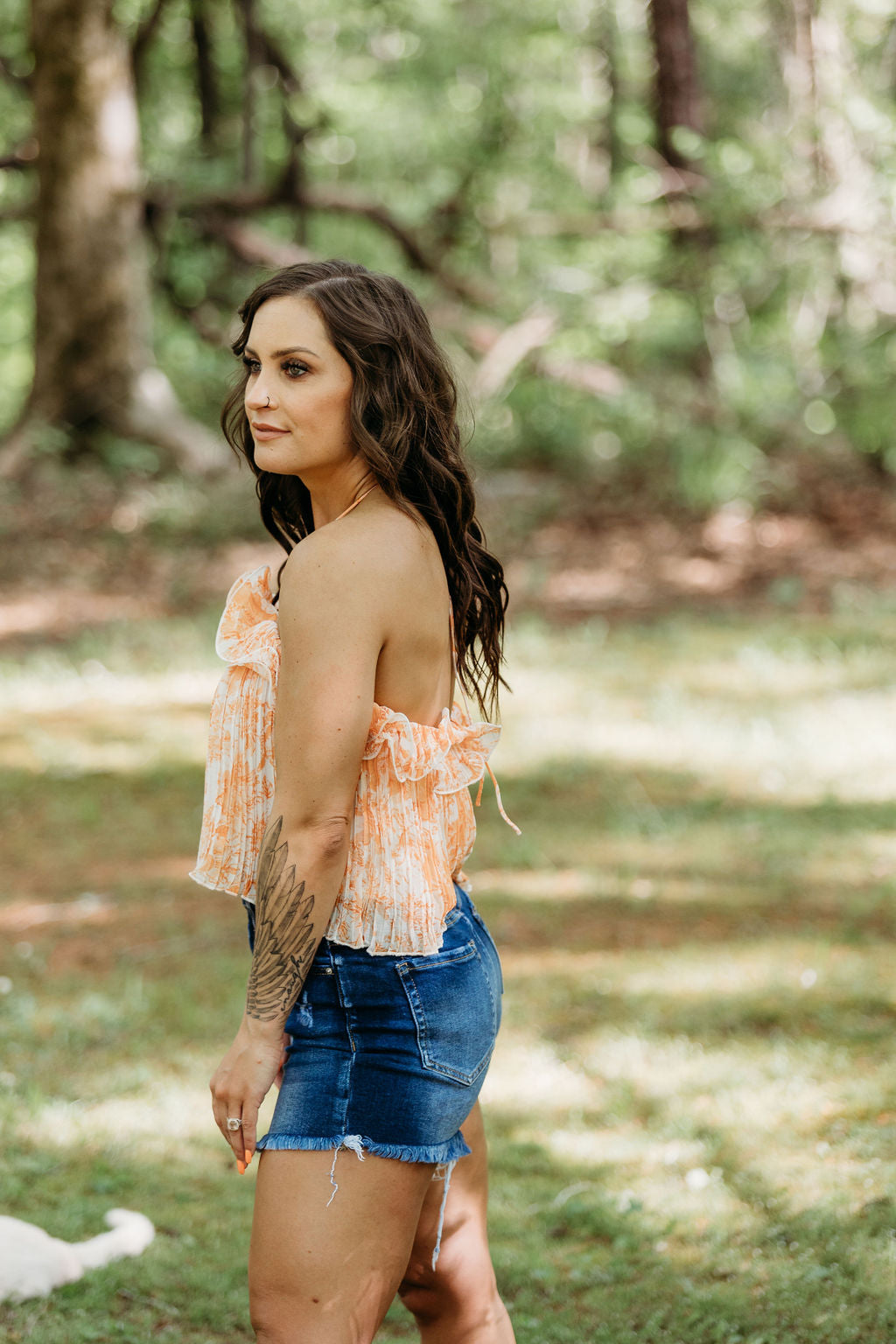 Creamsicle Floral Cami