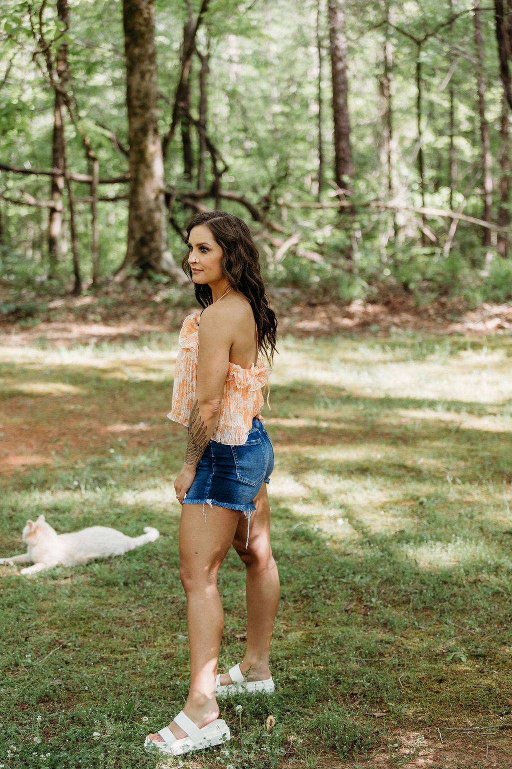 Creamsicle Floral Cami