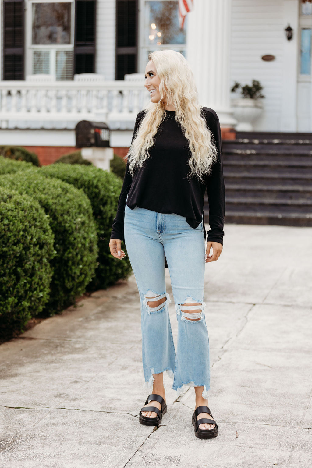 Hidden Stretchy Crop Jeans