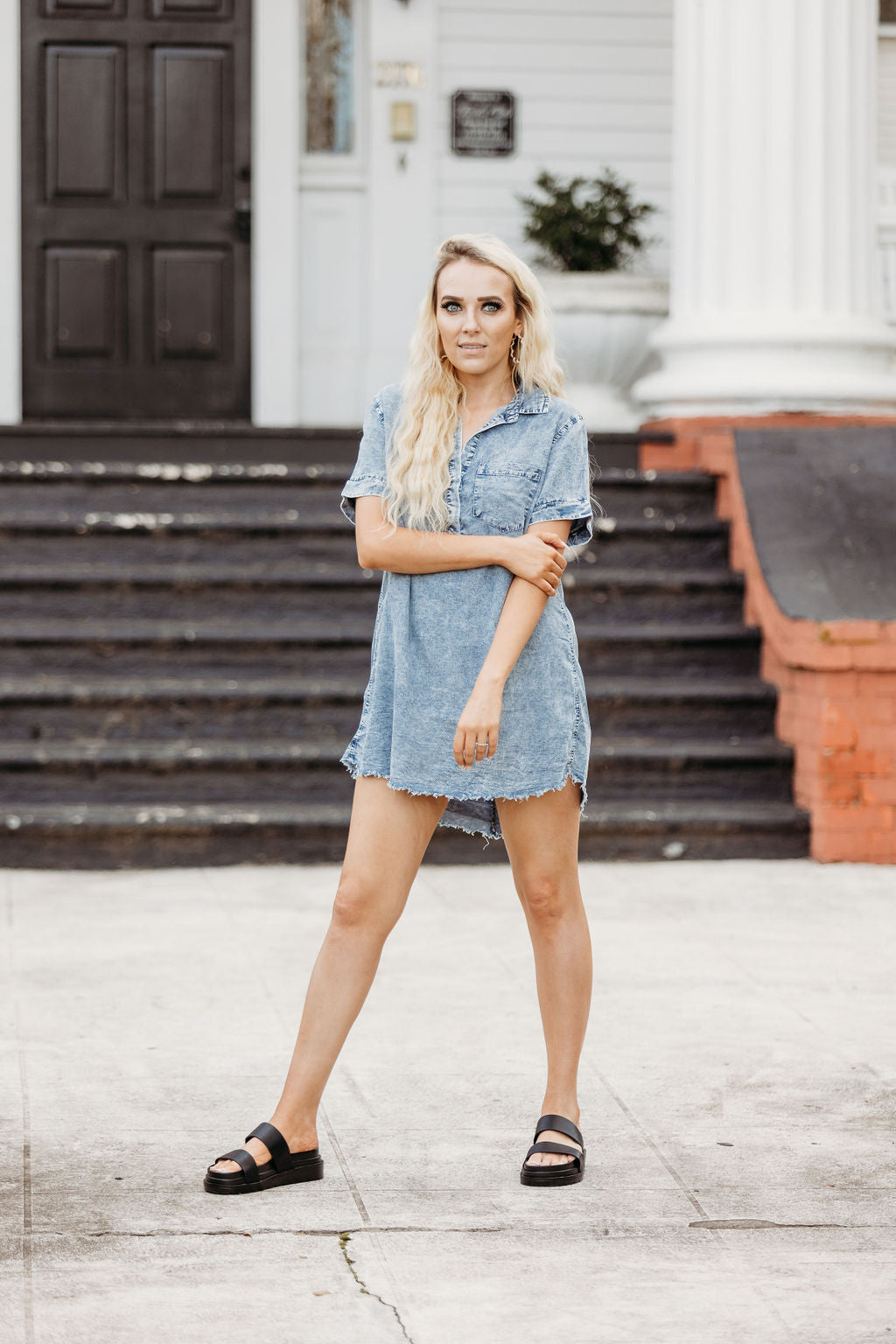 Jamie Denim Shirt Dress