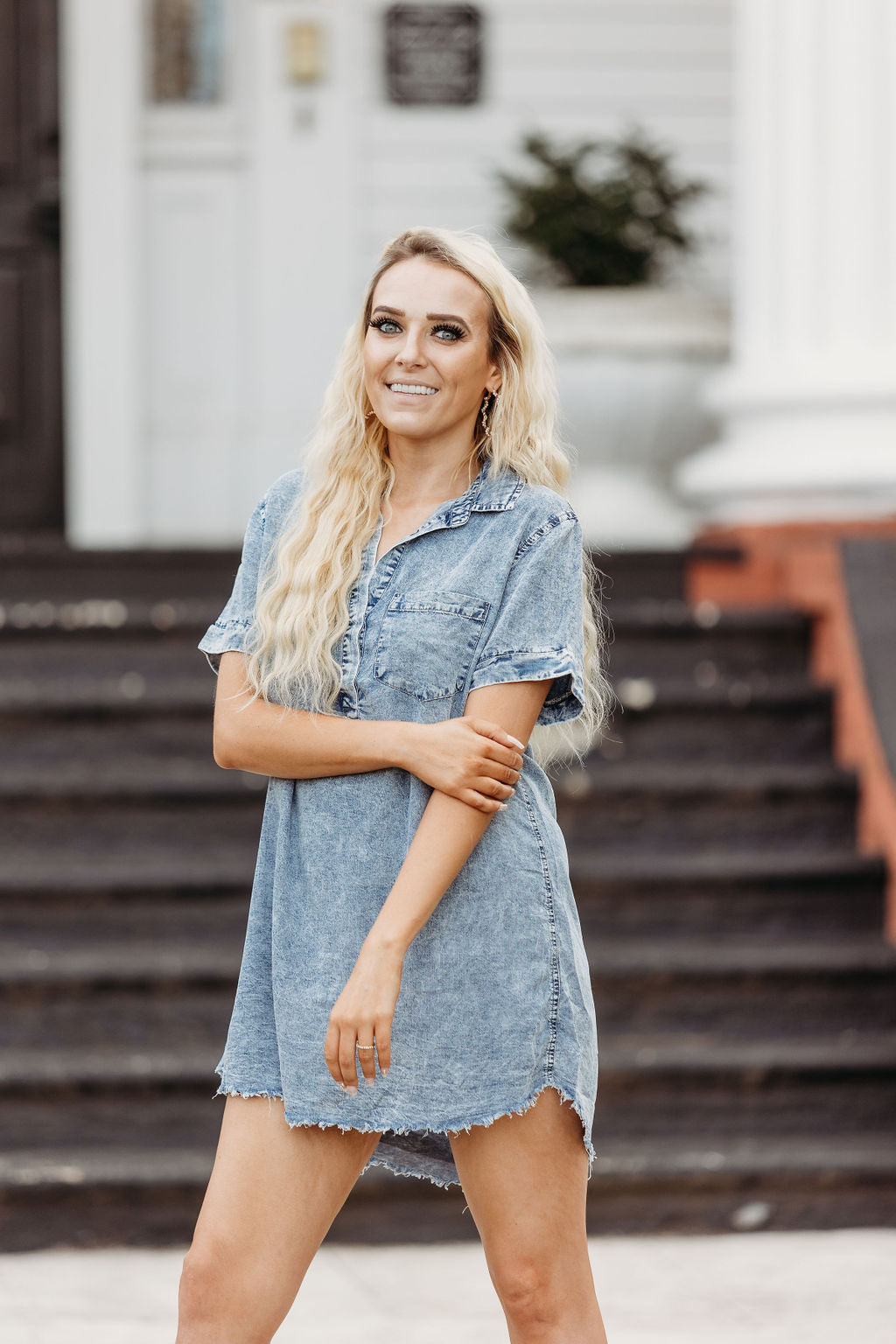 Jamie Denim Shirt Dress