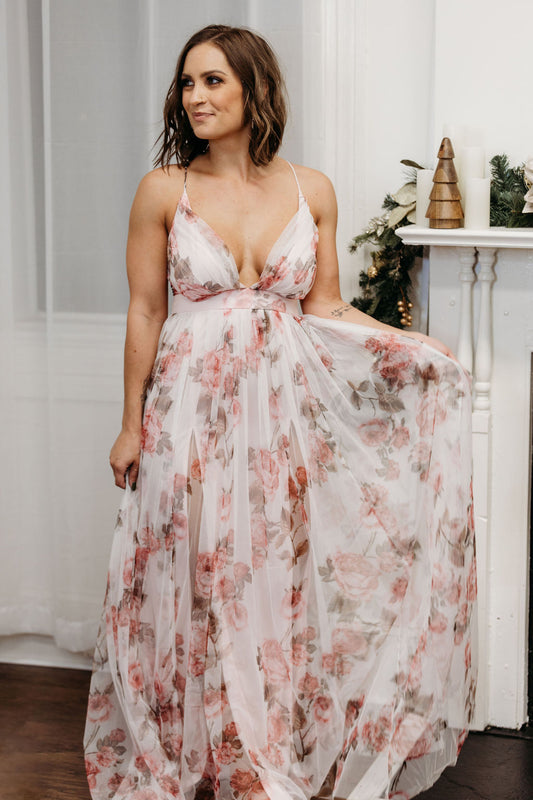 Bed Of Roses Maxi Dress