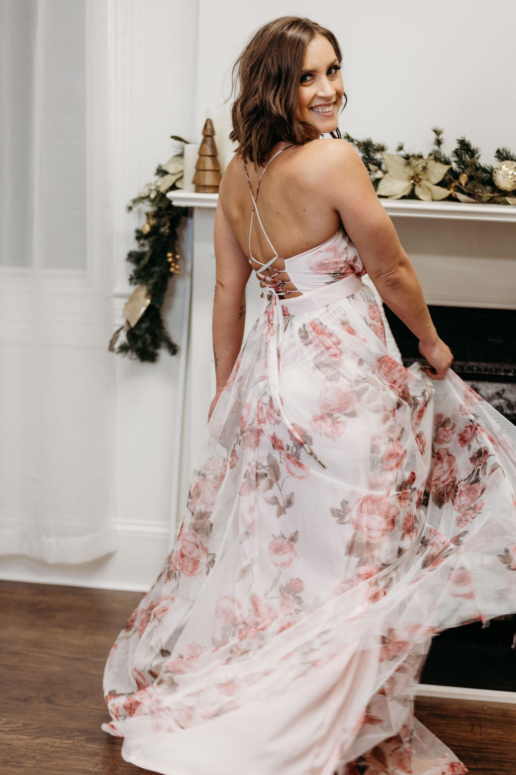 Bed Of Roses Maxi Dress