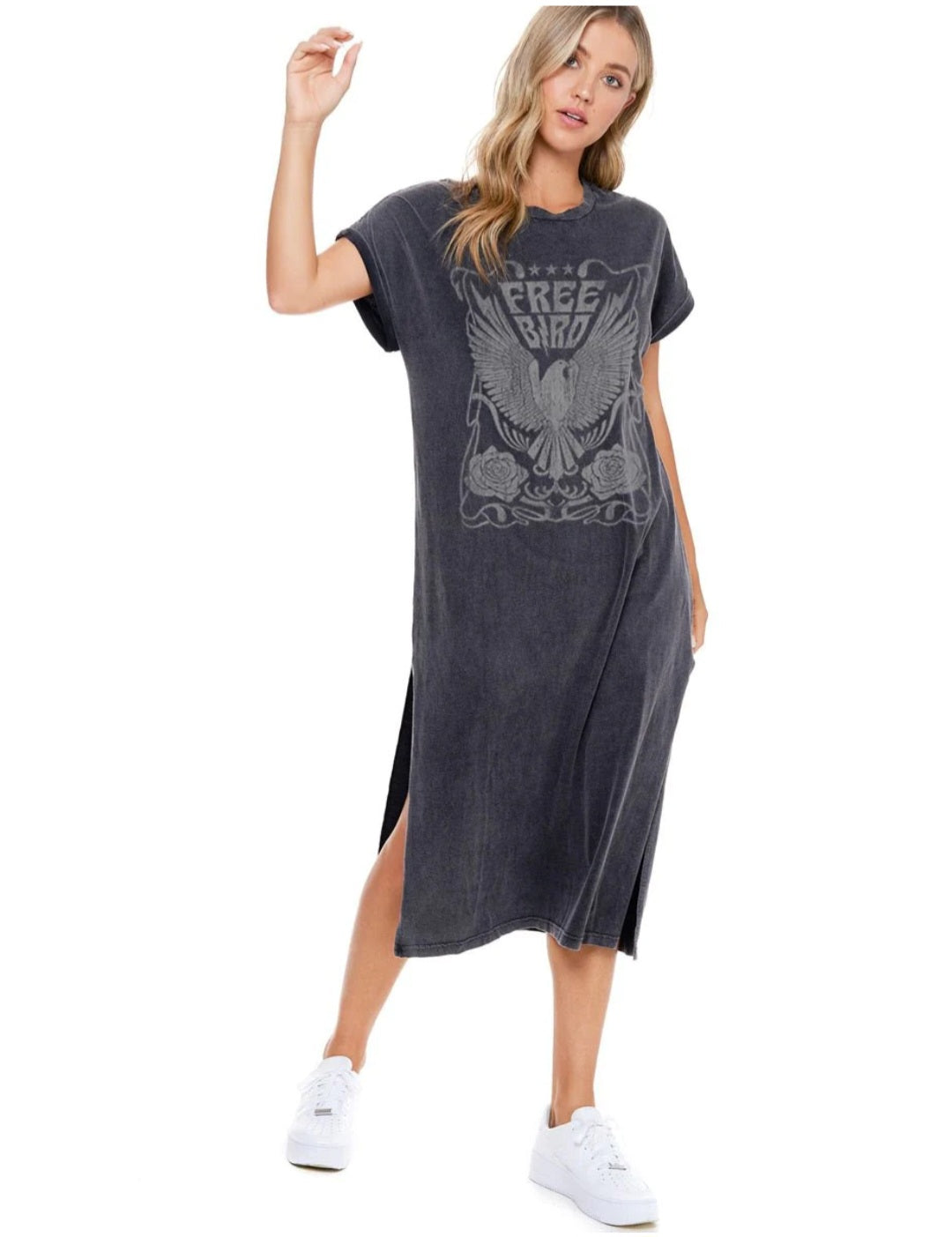 Free Bird T-Shirt Dress