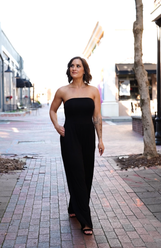 Katherine Strapless Jumpsuit